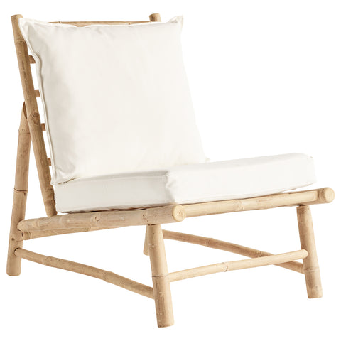 SLOW LOUNGER CHAIR 55  | BAMBOO | WHITE, SAND, GREY or BLACK MATTRESS