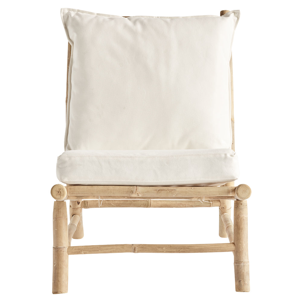 SLOW LOUNGER CHAIR 55  | BAMBOO | WHITE, SAND, GREY or BLACK MATTRESS