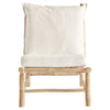 SLOW LOUNGER CHAIR 55  | BAMBOO | WHITE, SAND, GREY or BLACK MATTRESS