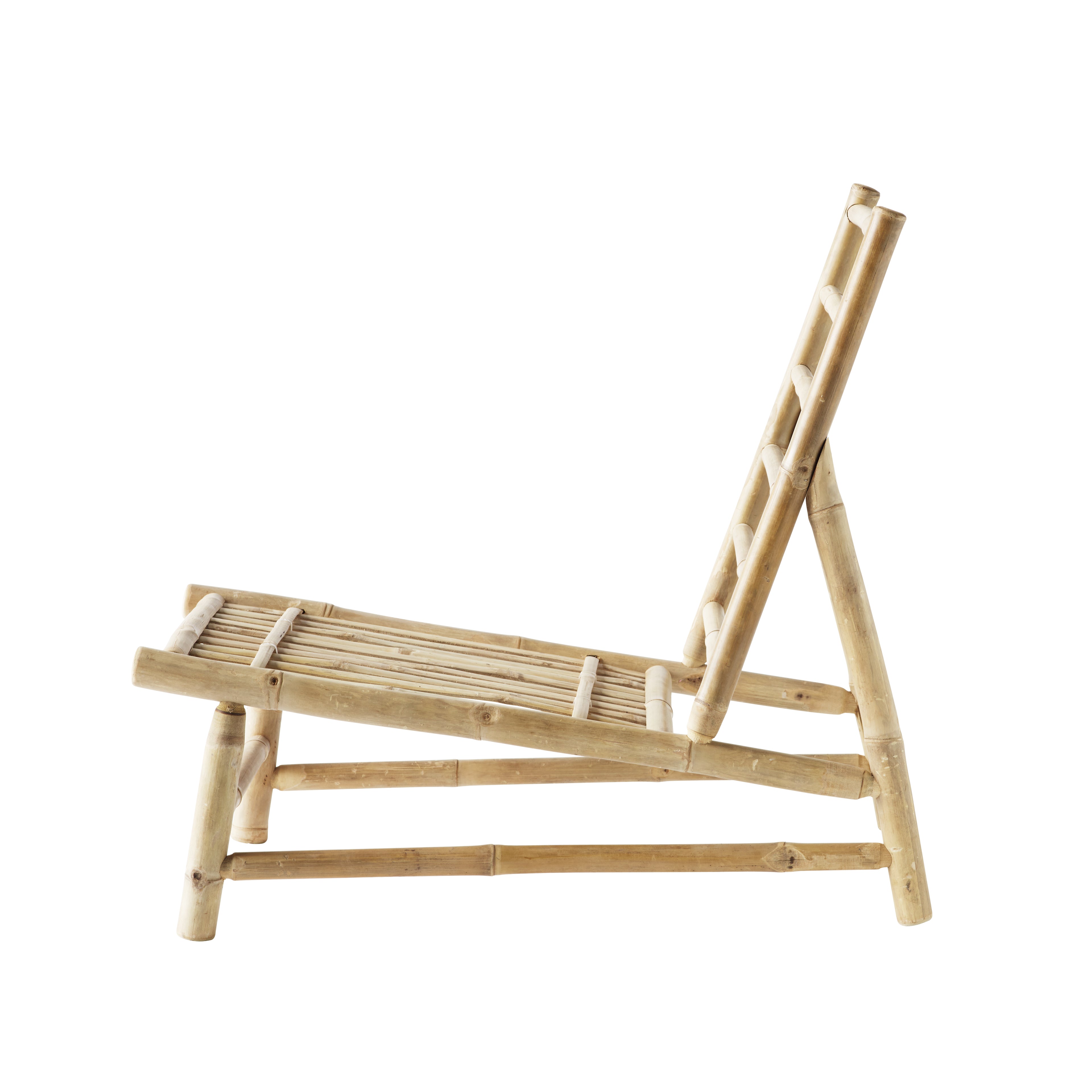 SLOW LOUNGER CHAIR 100  | BAMBOO | WHITE, SAND, GREY or BLACK MATTRESS