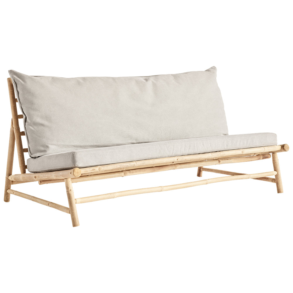 SLOW LOUNGER SOFA | BAMBOO | WHITE, SAND, GREY or BLACK MATTRESS