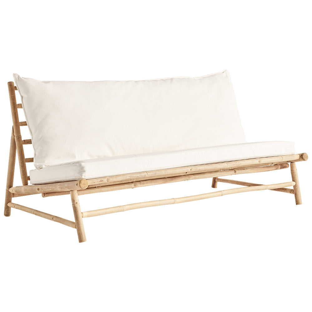 SLOW LOUNGER SOFA | BAMBOO | WHITE, SAND, GREY or BLACK MATTRESS