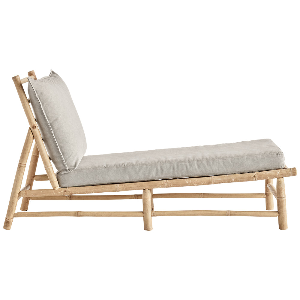 SLOW LOUNGER LONG | BAMBOO | WHITE, SAND, GREY or BLACK MATTRESS