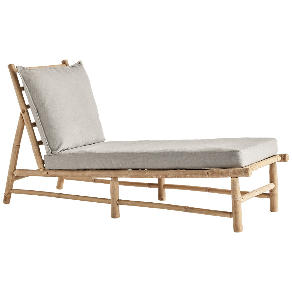 SLOW LOUNGER LONG | BAMBOO | WHITE, SAND, GREY or BLACK MATTRESS