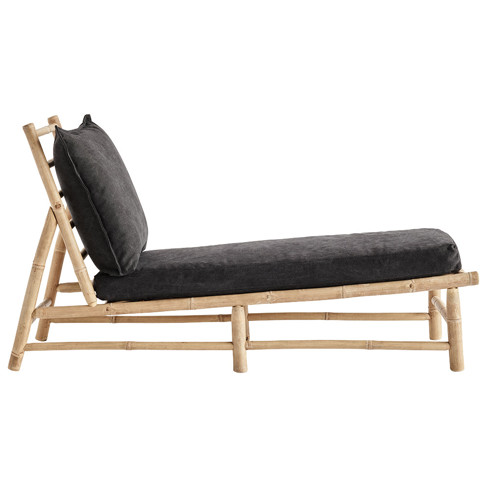 SLOW LOUNGER LONG | BAMBOO | WHITE, SAND, GREY or BLACK MATTRESS