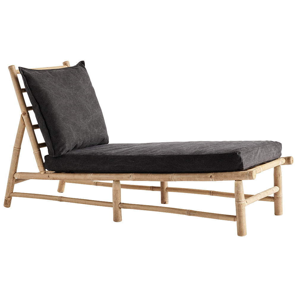 SLOW LOUNGER LONG | BAMBOO | WHITE, SAND, GREY or BLACK MATTRESS