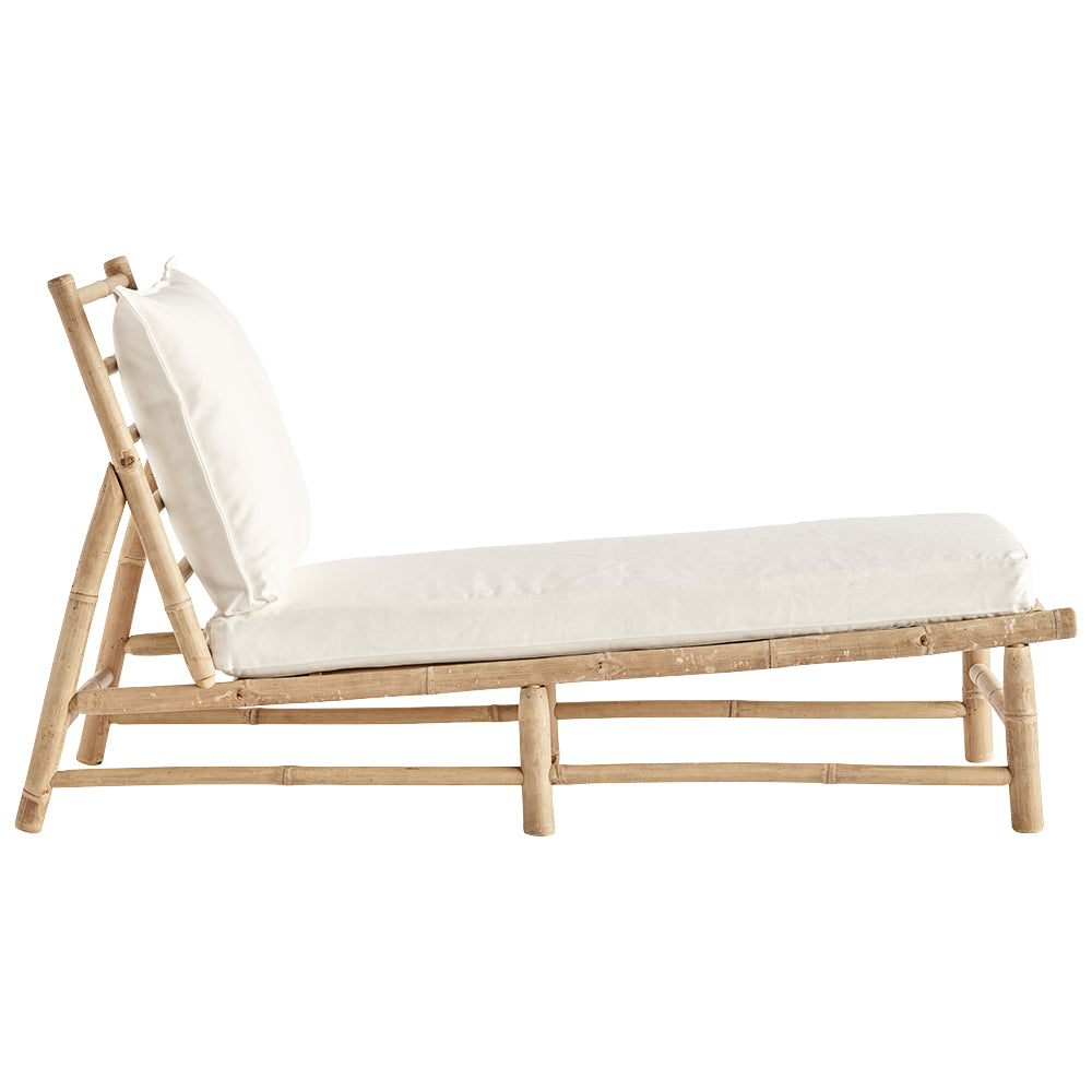 SLOW LOUNGER LONG | BAMBOO | WHITE, SAND, GREY or BLACK MATTRESS