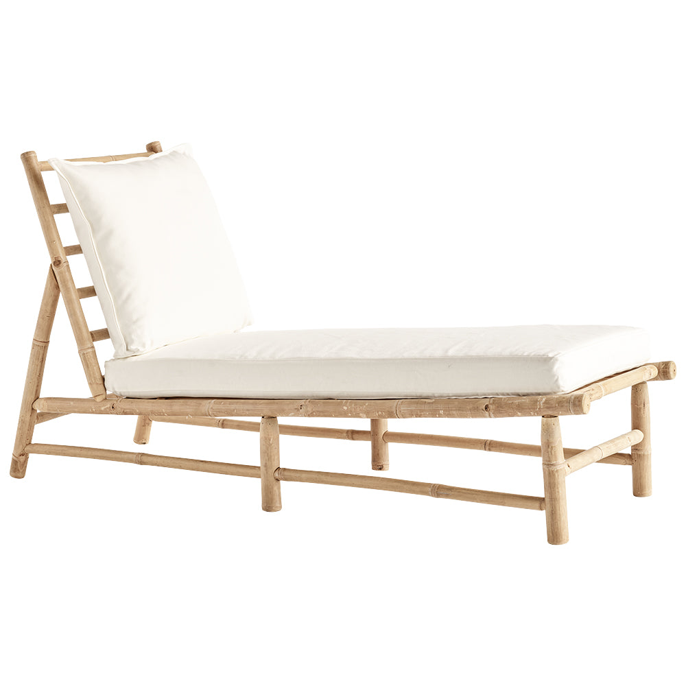 SLOW LOUNGER LONG | BAMBOO | WHITE, SAND, GREY or BLACK MATTRESS