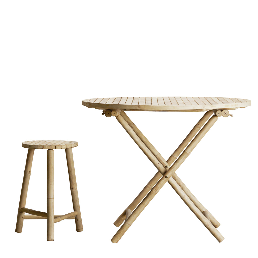 BAMBOO STOOL, H 50 CM