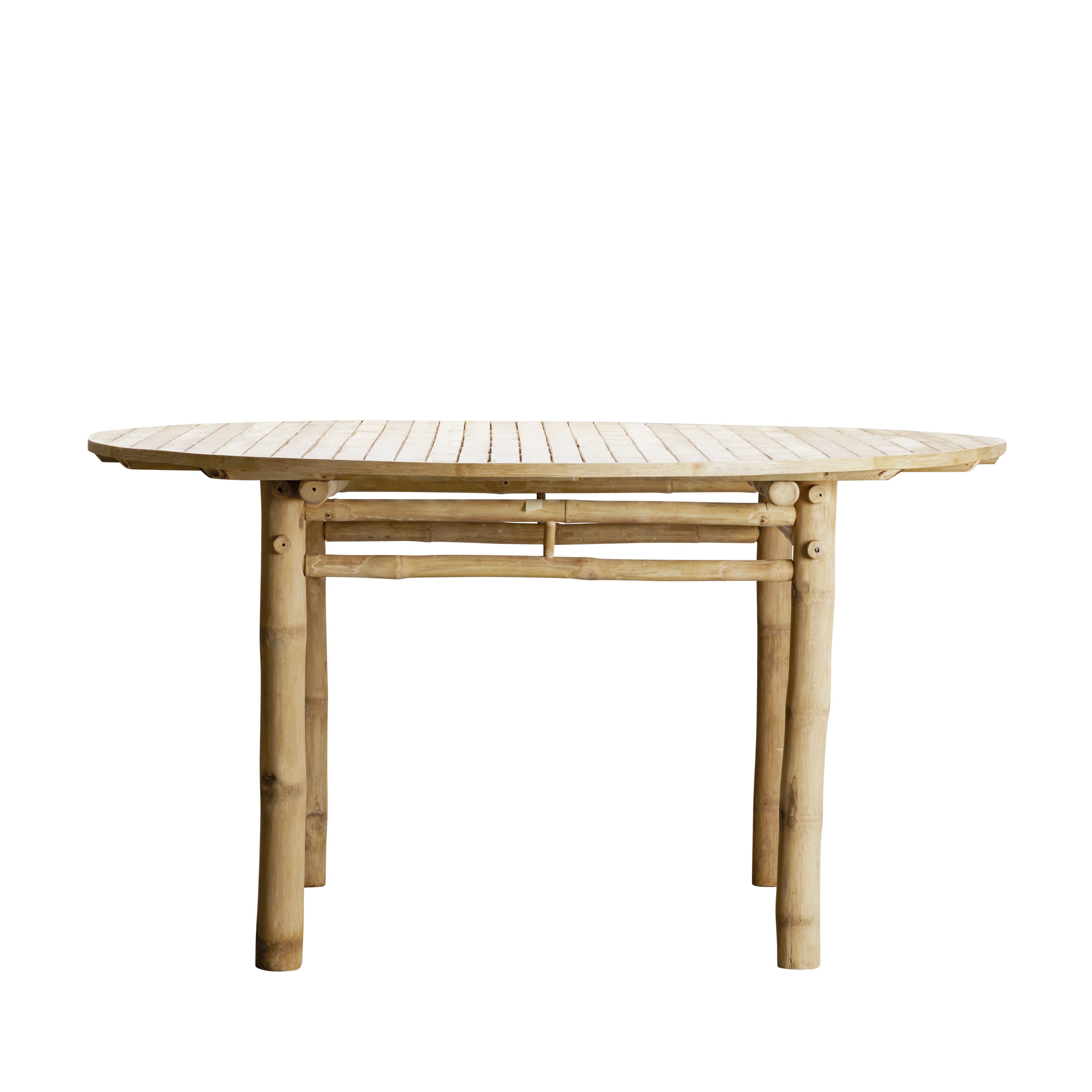 BAMBOO DINING TABLE, Ø 140 CM – Valhalla Living Webshop
