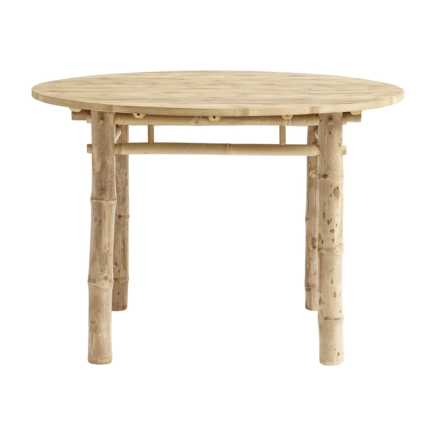 BAMBOO DINING TABLE, Ø 110 CM – Valhalla Living Webshop