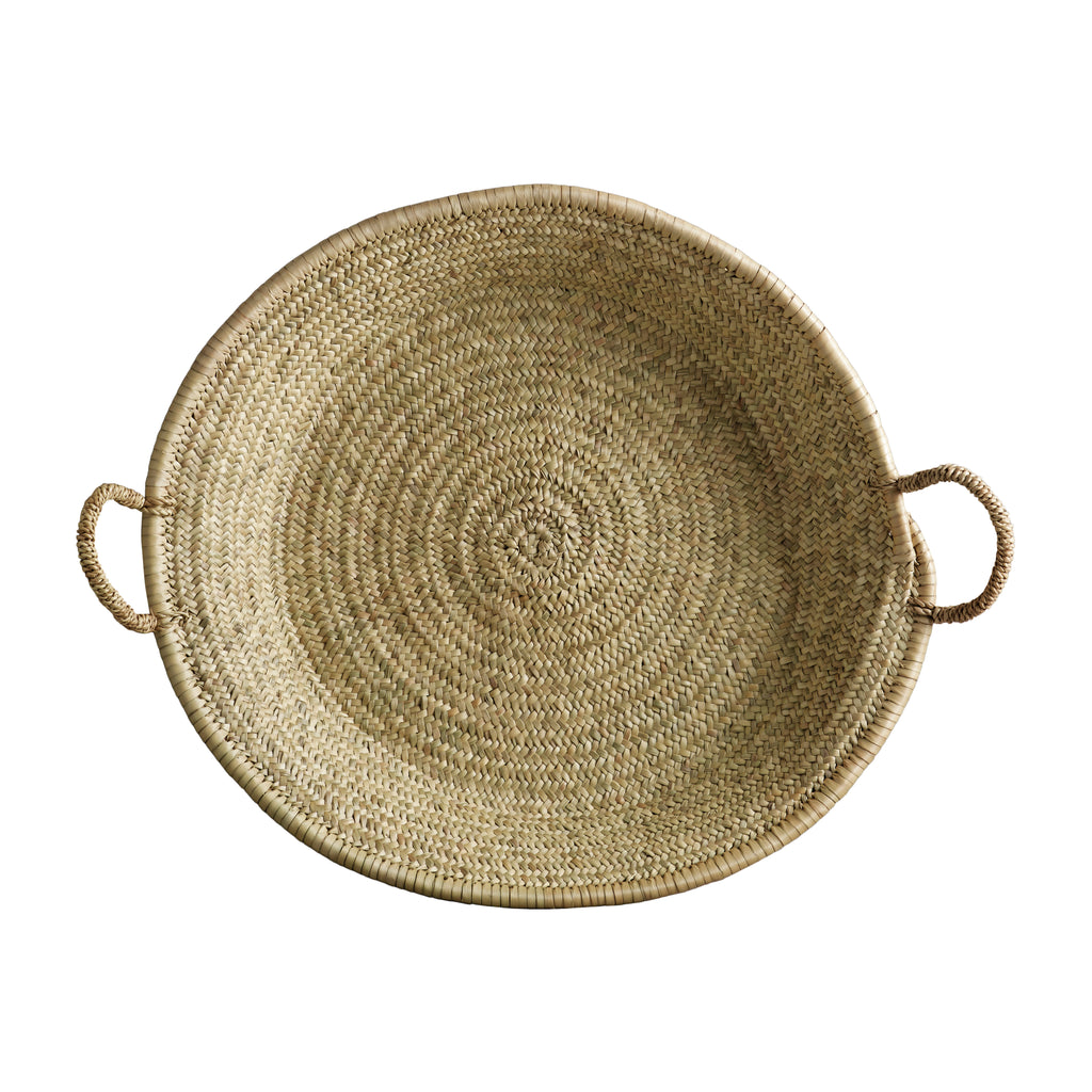 BASKET TABLE L | PALM LEAVES | 55 CM