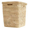 LAUNDRY BASKET | PALM LEAVES | 52 CM