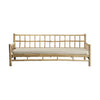 BAMBOO COUCH | WHITE, SAND, GREY or BLACK MATTRESS