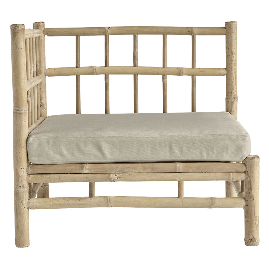 BAMBOO MODULE | WHITE, SAND, GREY or BLACK CUSHION | CORNER