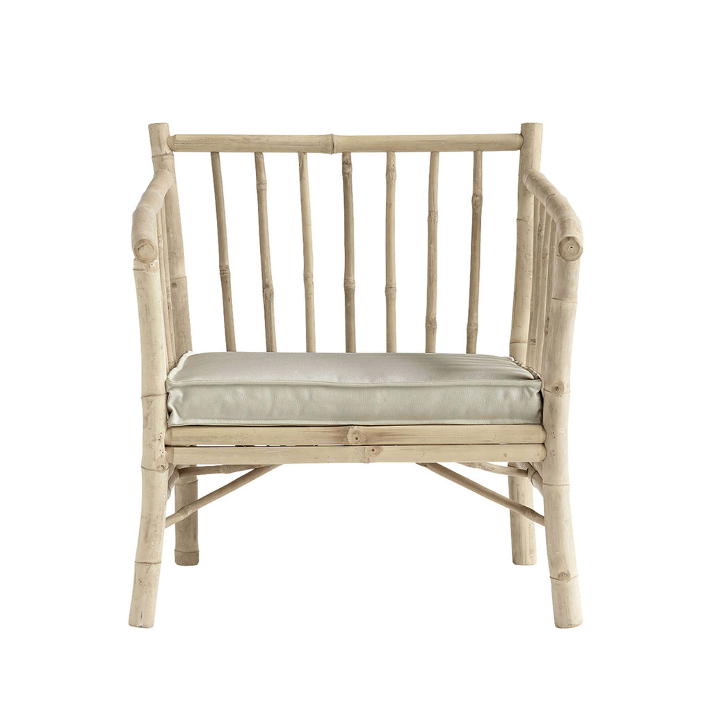 BAM CHAIR | BAMBOO | WHITE, SAND, GREY or BLACK CUSHION