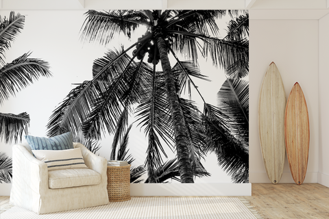 Wallpaper, Butterfly Palm Tree