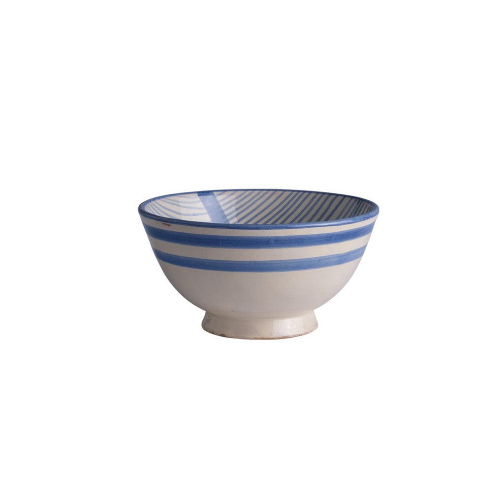 BOWL MOROCCAN BLUE | CLAY | 15 CM