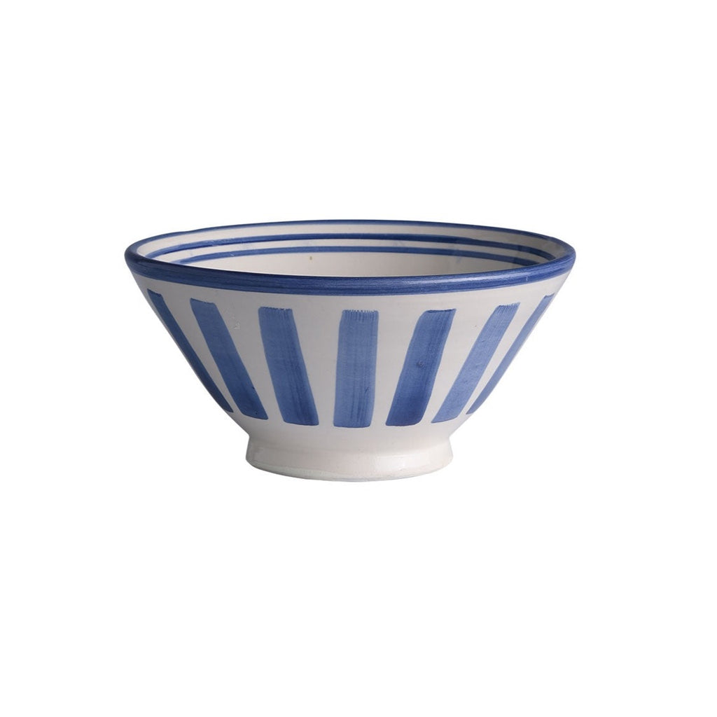 BOWL MOROCCAN BLUE | CLAY | 17 CM