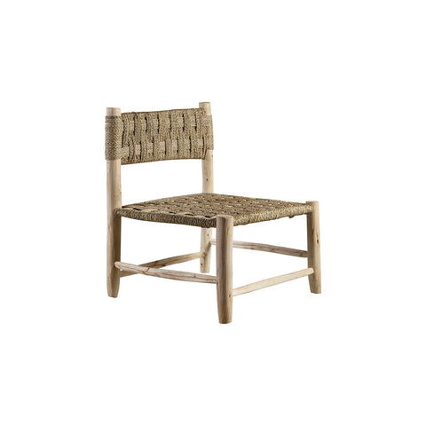 DOUM CHAIR IN PALMLEAF & WOOD