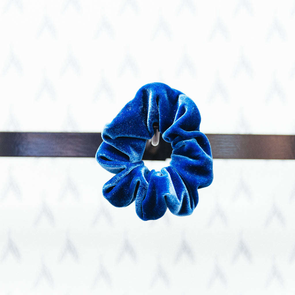 Soft Velvet Hairband, Blue
