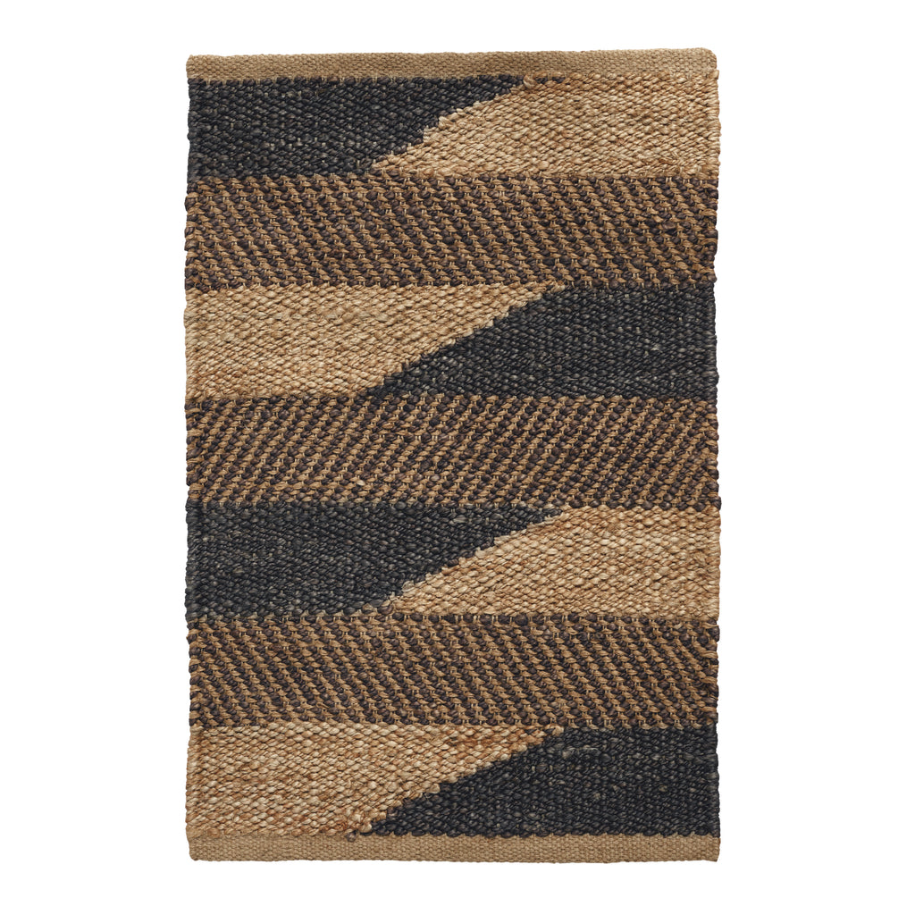 JUTE ART CARPET, CHOCO 80 x 120 cm