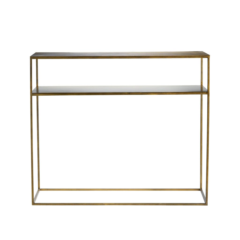 CONSOLE TABLE HONEY GOLD | METAL | 100 CM