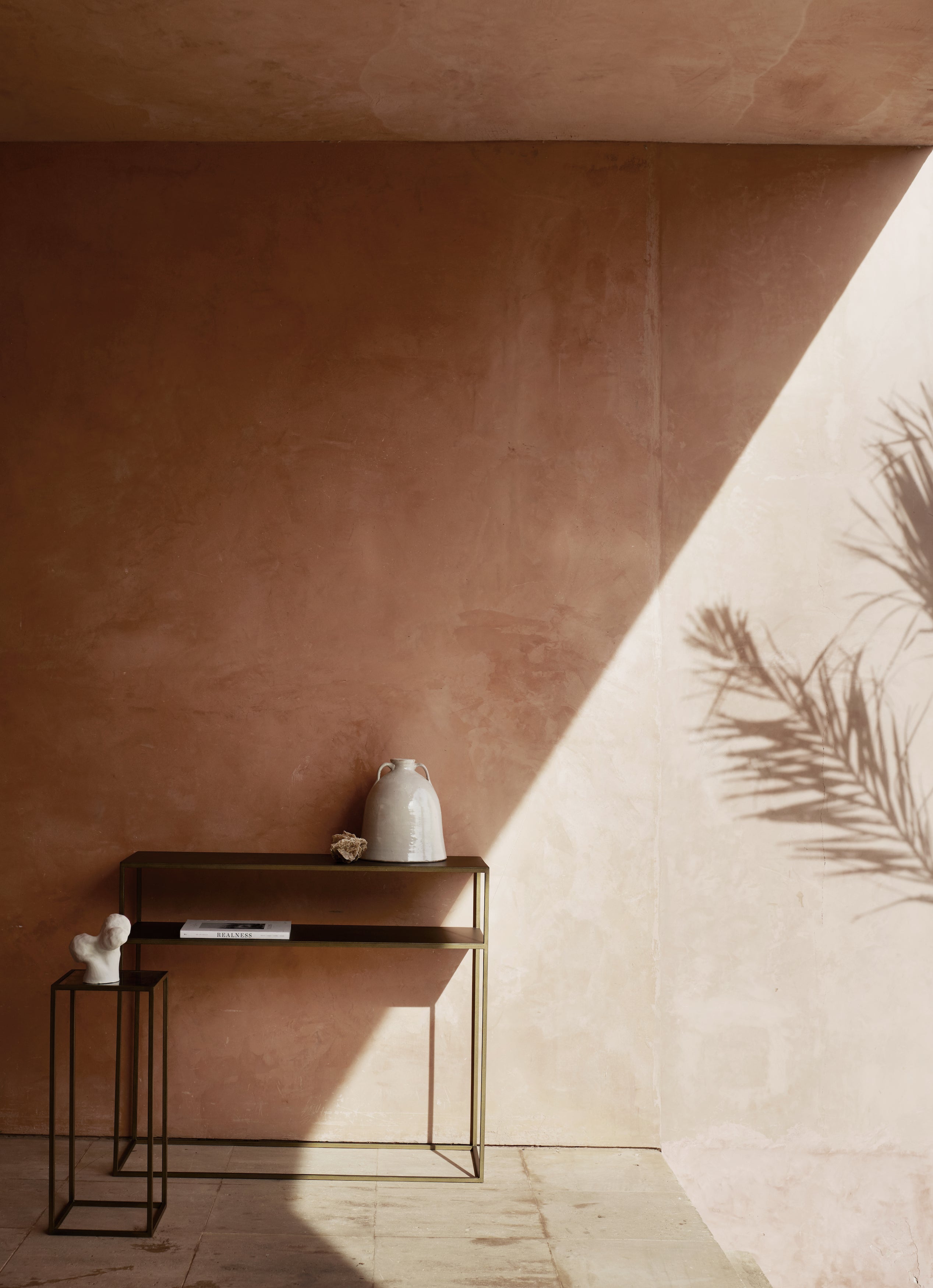 CONSOLE TABLE HONEY GOLD | METAL | 100 CM