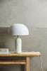 ATLAS table lamp with white marble
