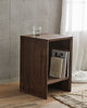 NAPO NIGHTSTAND/SIDE TABLE, DARK BROWN