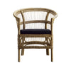 PALMA CHAIR IN RATTAN | WHITE, SAND, GREY OR BLACK CUSHION