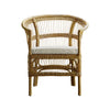 PALMA CHAIR IN RATTAN | WHITE, SAND, GREY OR BLACK CUSHION