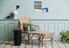 ZEYA rattan lounge chair, natural