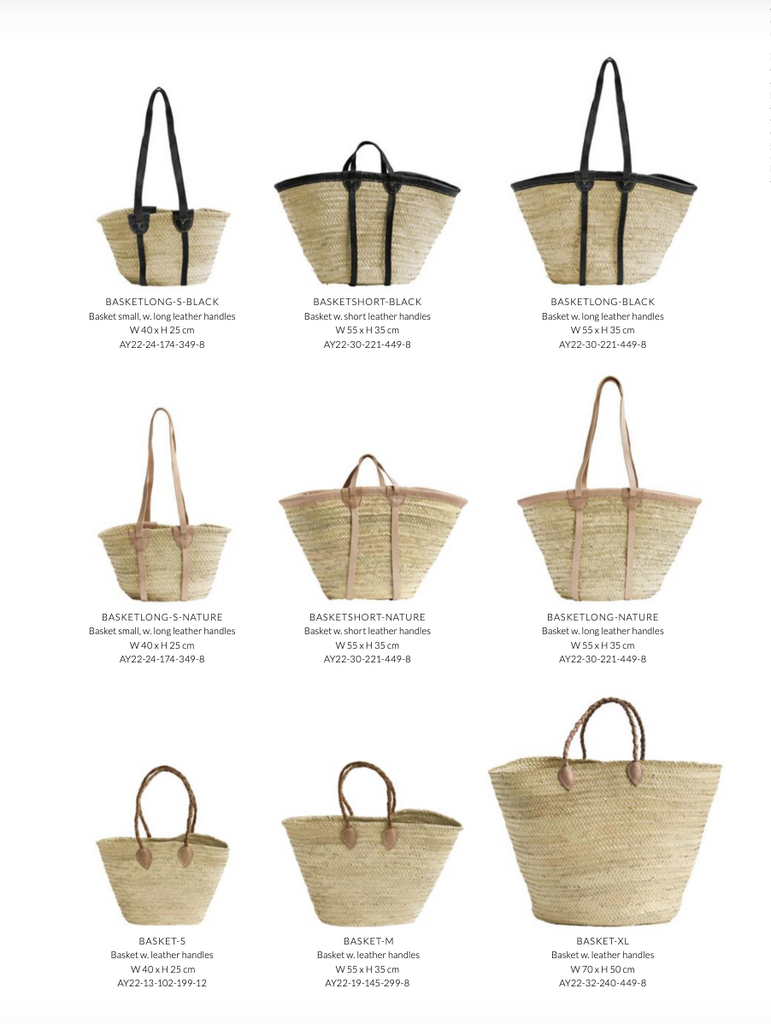 BAG SAND LONG | STRAW | 55 CM
