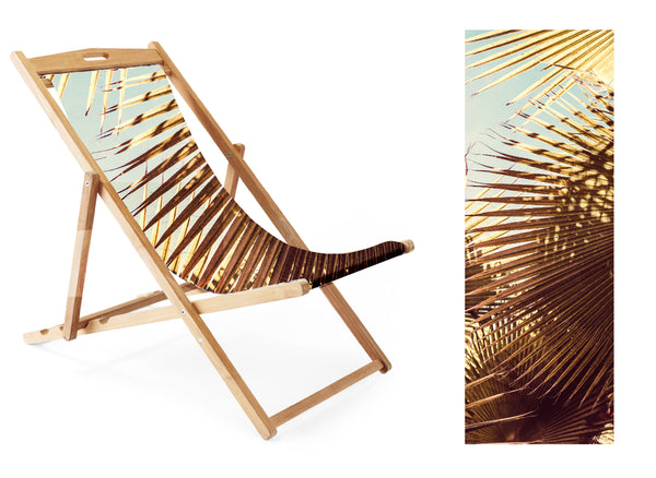 Deckchair / Cover textile Golden Palm