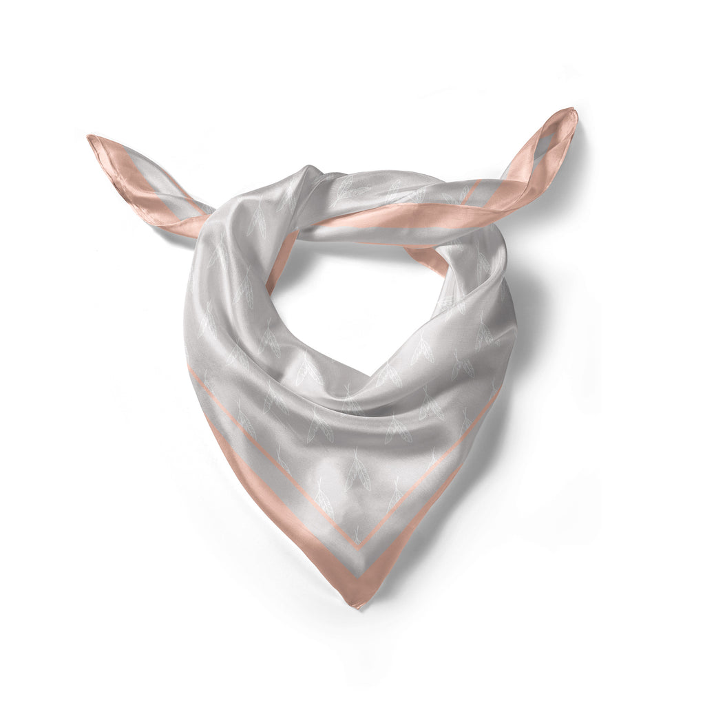 Scarf, Pink Feather