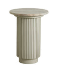 ERIE IVORY round side table, marble top, Ø 40