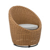 Roccas Lounge Chair, Brown