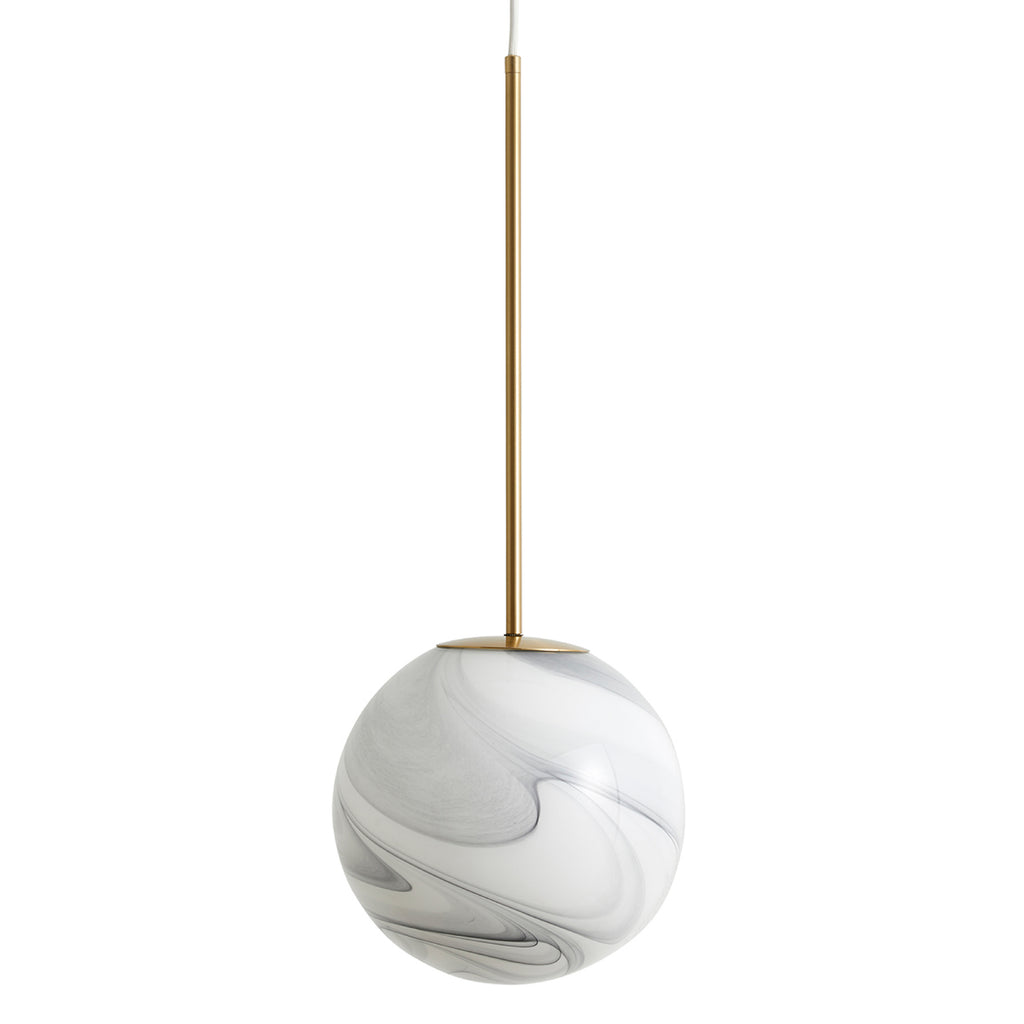 FAUNA pendant lamp M, with golden top