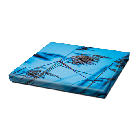 Seat Cushion, Indigo Love