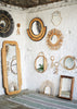ROUND MIRROR WITH SEAGRASS, Ø 58 CM