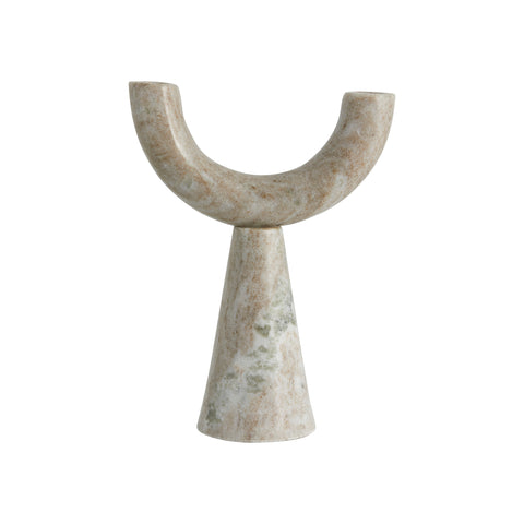 RIF candle holder, marble, for 2 candles