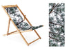 Deckchair / Cover textile Silvergreen