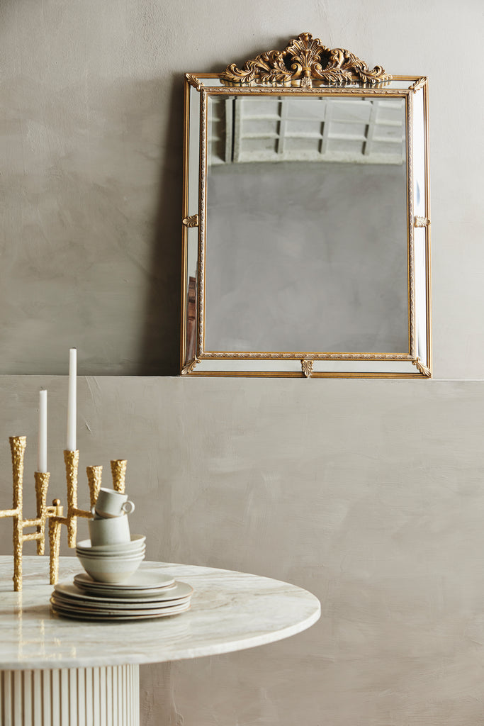 VAILA candle holder, gold, f/9 candles
