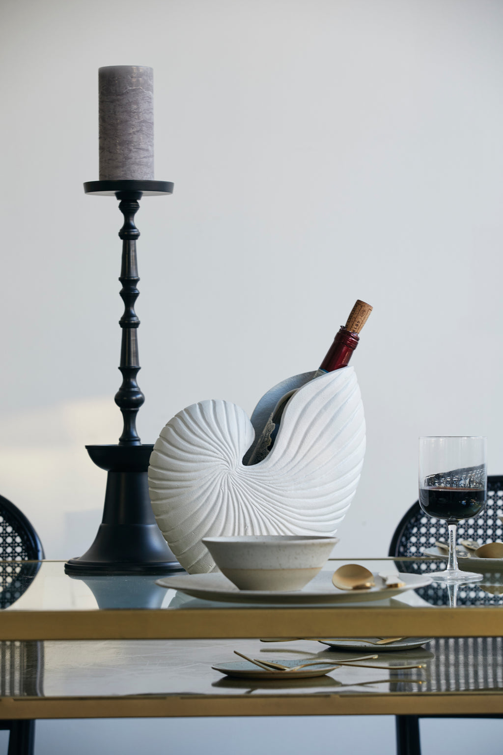 RAKITU flower pot & vase, white