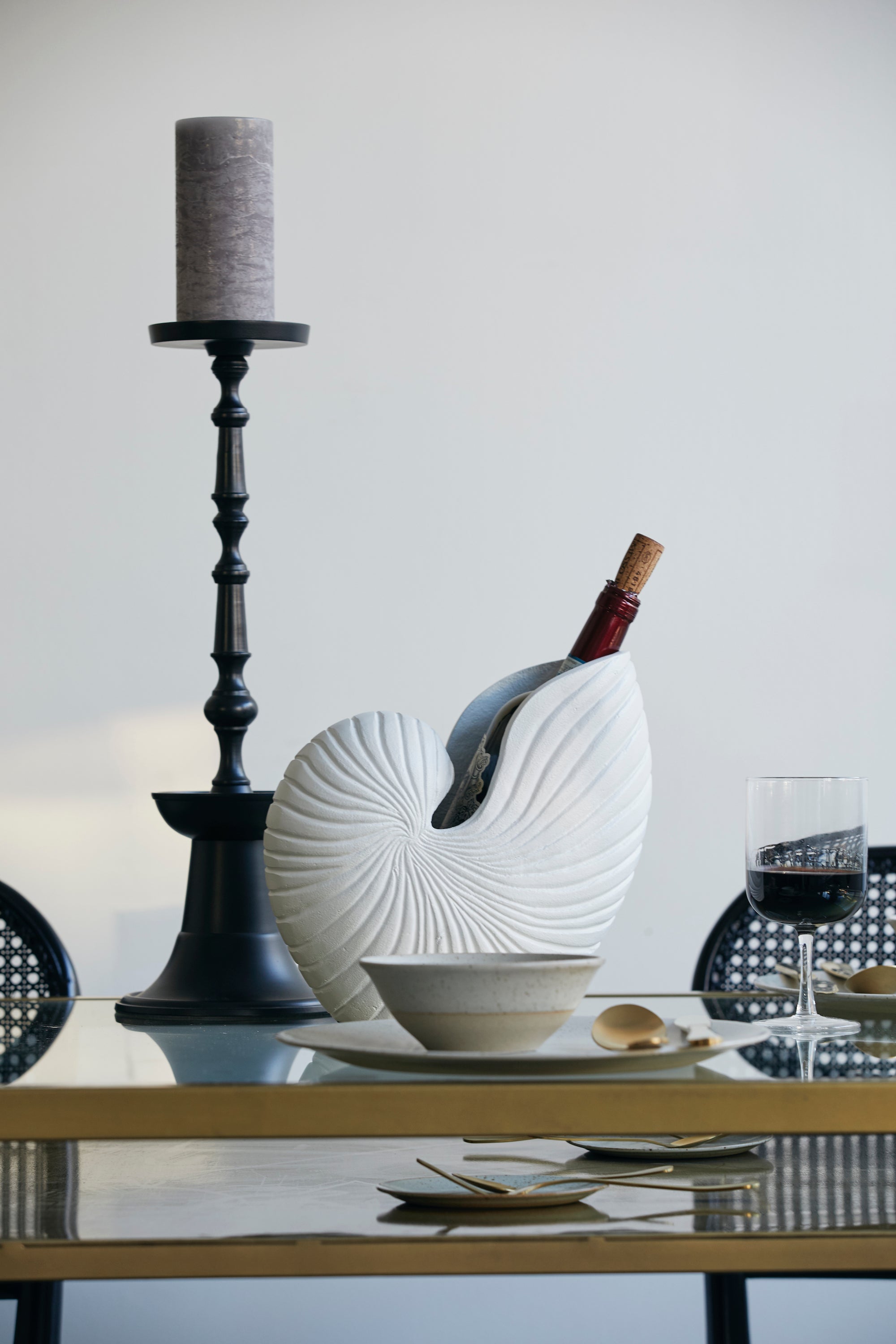 RAKITU flower pot & vase, white