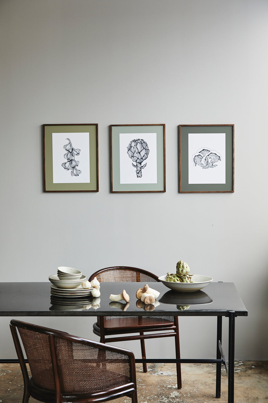 MOSSO TEAK dining chair, dark brown