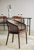 MOSSO dinner chair, dark brown