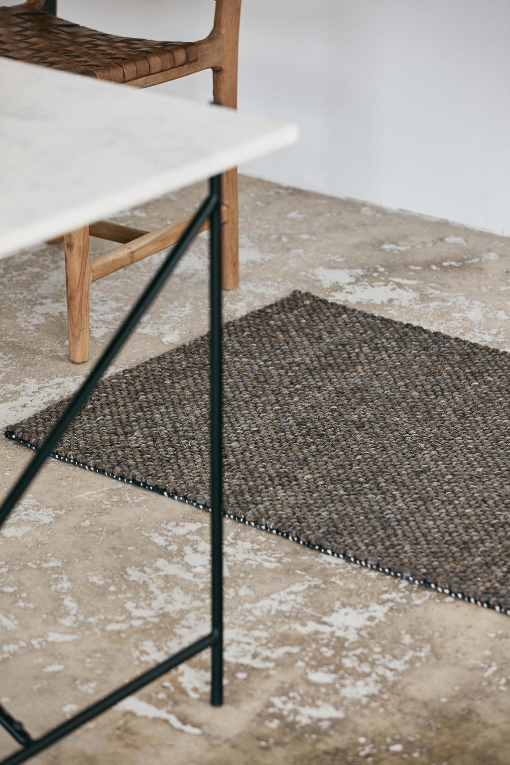 FIA rug, wool, brown 200 x 290 cm