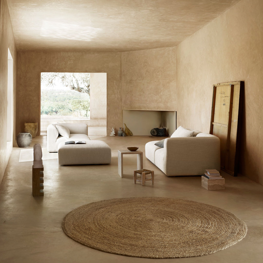 JUTE ROUND CARPET, MANY SIZES